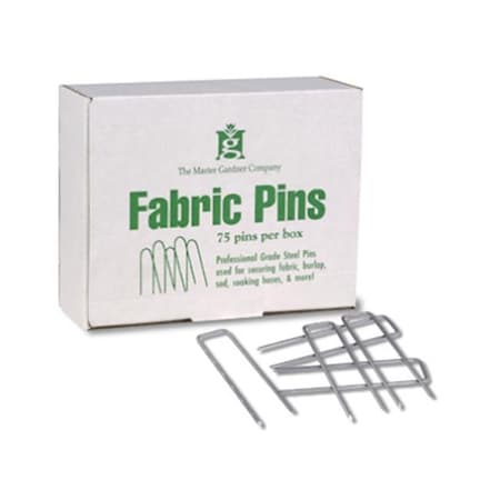 Master Gardner 703 Contractor Grade Steel Fabric Pin - 75 Pack